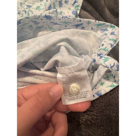 Rhoback Boys Performance Polo Jurassic Dinosaur Print 3T - Picture 5 of 5